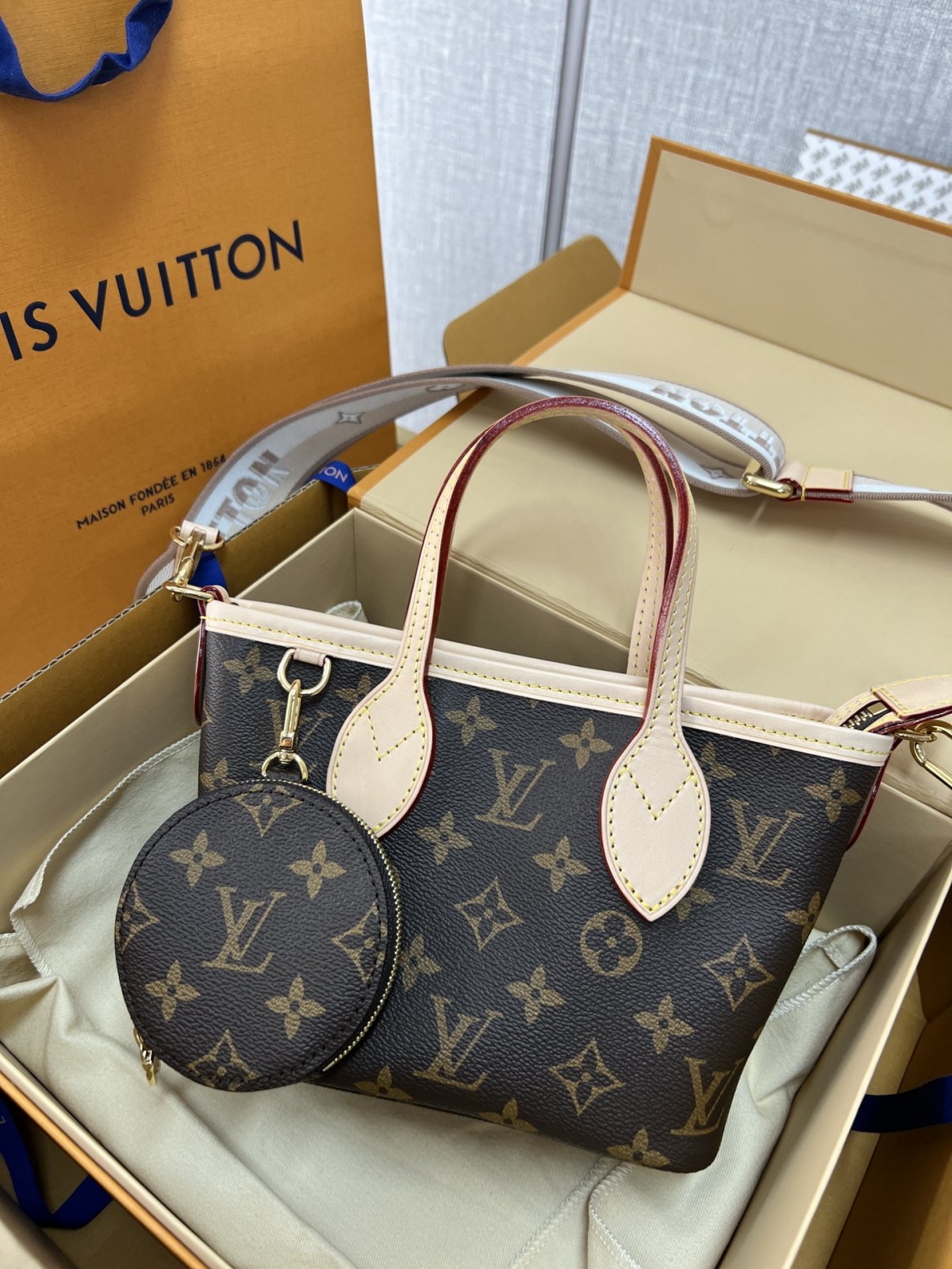 Shebag Super replica Louis Vuitton M46705 NEVERFULL BB bag review(2025 May updated)-Best Quality Fake designer Bag Review, Replica designer bag ru