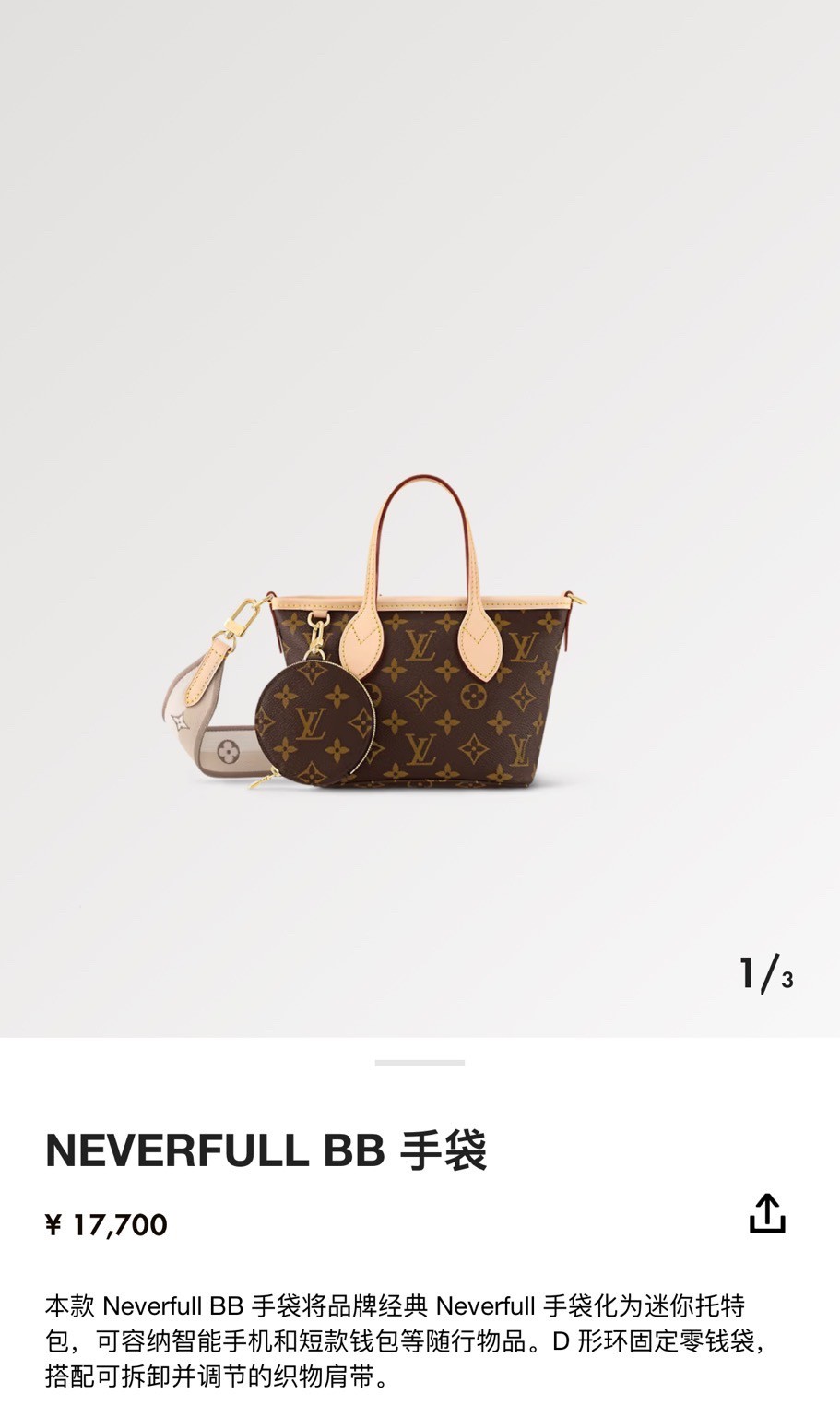 Shebag Super replica Louis Vuitton M46705 NEVERFULL BB bag review(2025 May updated)-Best Quality Fake designer Bag Review, Replica designer bag ru