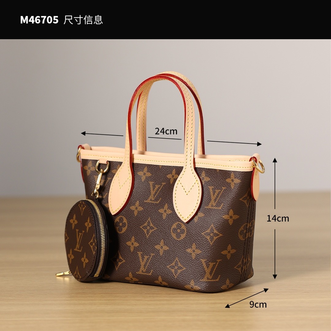 Shebag Super replica Louis Vuitton M46705 NEVERFULL BB bag review(2025 May updated)-Best Quality Fake designer Bag Review, Replica designer bag ru