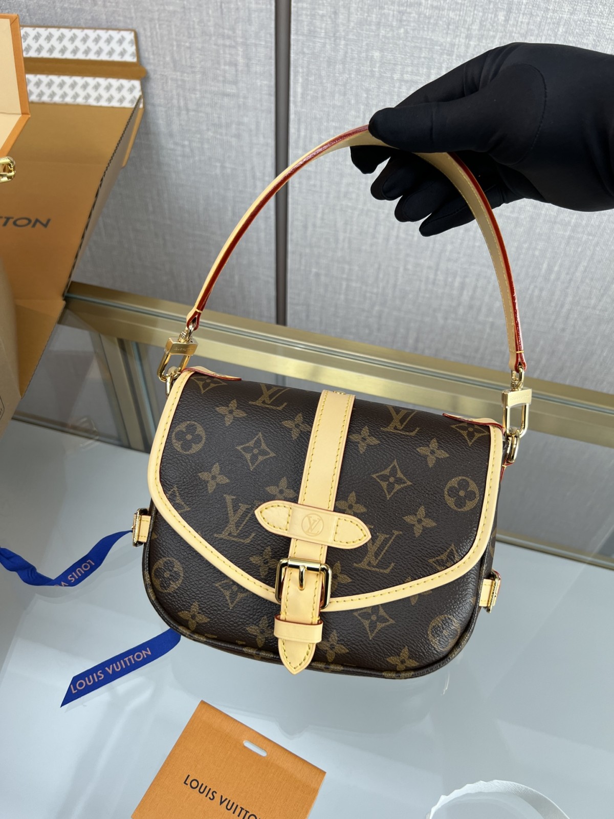 Shebag super replica Louis Vuitton M46740 SAUMUR BB bag review(2025 May udated)-Best Quality Fake designer Bag Review, Replica designer bag ru