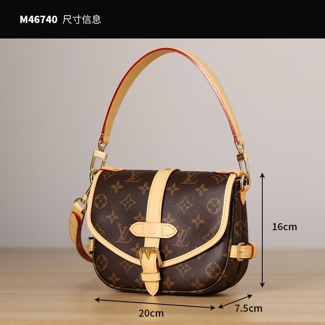 Shebag super replica Louis Vuitton M46740 SAUMUR BB bag review(2025 May udated)-Best Quality Fake designer Bag Review, Replica designer bag ru
