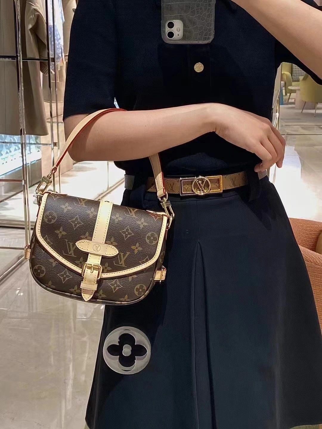 Shebag super replica Louis Vuitton M46740 SAUMUR BB bag review(2025 May udated)-Best Quality Fake designer Bag Review, Replica designer bag ru