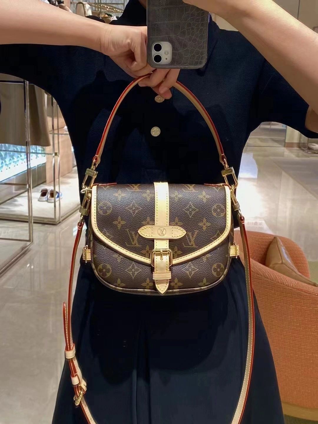 Shebag super replica Louis Vuitton M46740 SAUMUR BB bag review(2025 May udated)-Best Quality Fake designer Bag Review, Replica designer bag ru