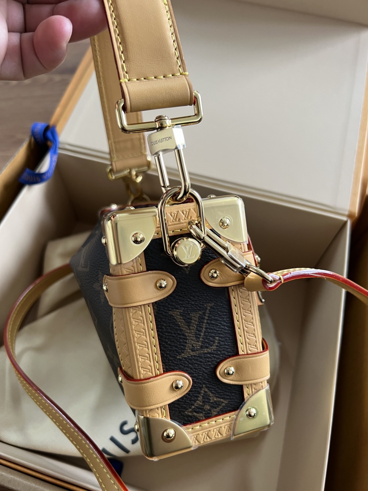 Shebag super replica Louis Vuitton M46815 SIDE TRUNK Small bag review(2025 May updated)-Best Quality Fake designer Bag Review, Replica designer bag ru