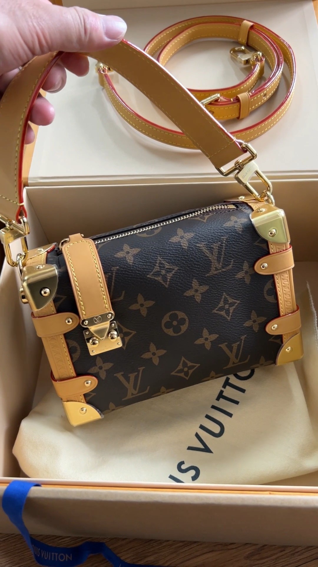 Shebag super replica Louis Vuitton M46815 SIDE TRUNK Small bag review(2025 May updated)-Best Quality Fake designer Bag Review, Replica designer bag ru