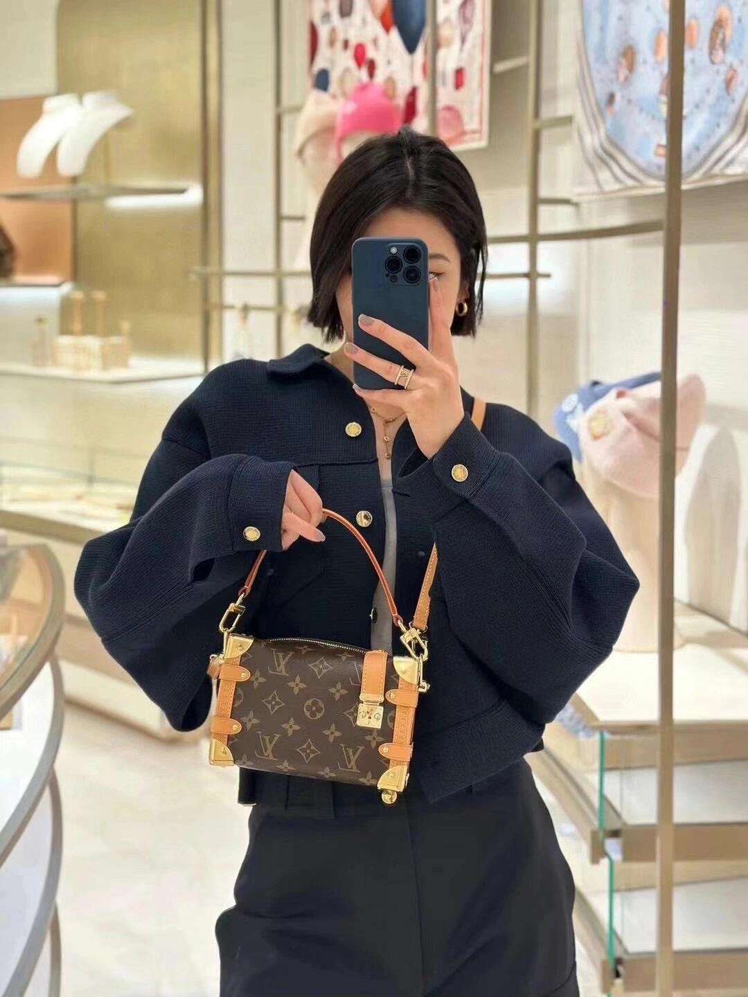 Shebag super replica Louis Vuitton M46815 SIDE TRUNK Small bag review(2025 May updated)-Best Quality Fake designer Bag Review, Replica designer bag ru