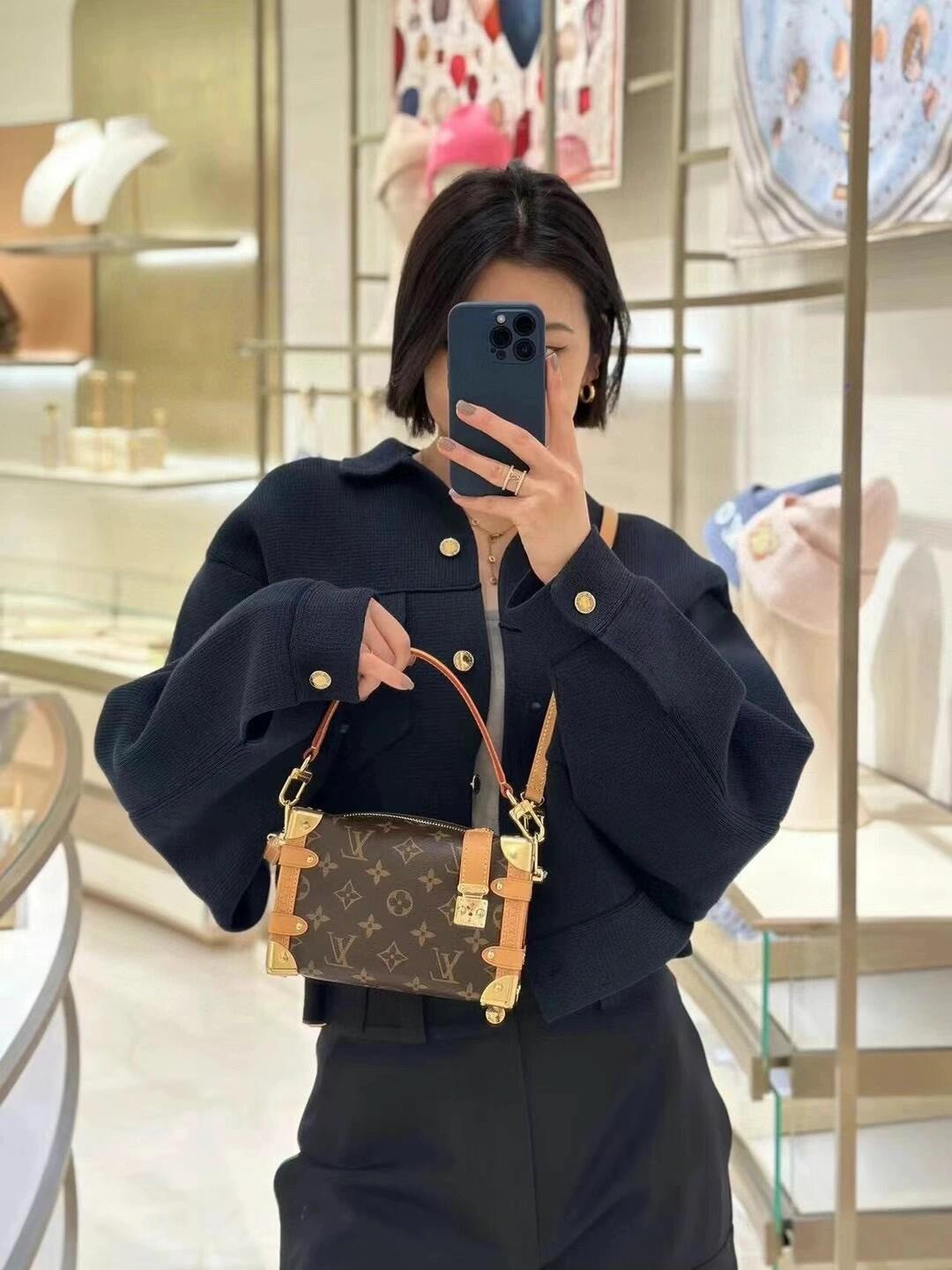 Shebag super replica Louis Vuitton M46815 SIDE TRUNK Small bag review(2025 May updated)-Best Quality Fake designer Bag Review, Replica designer bag ru