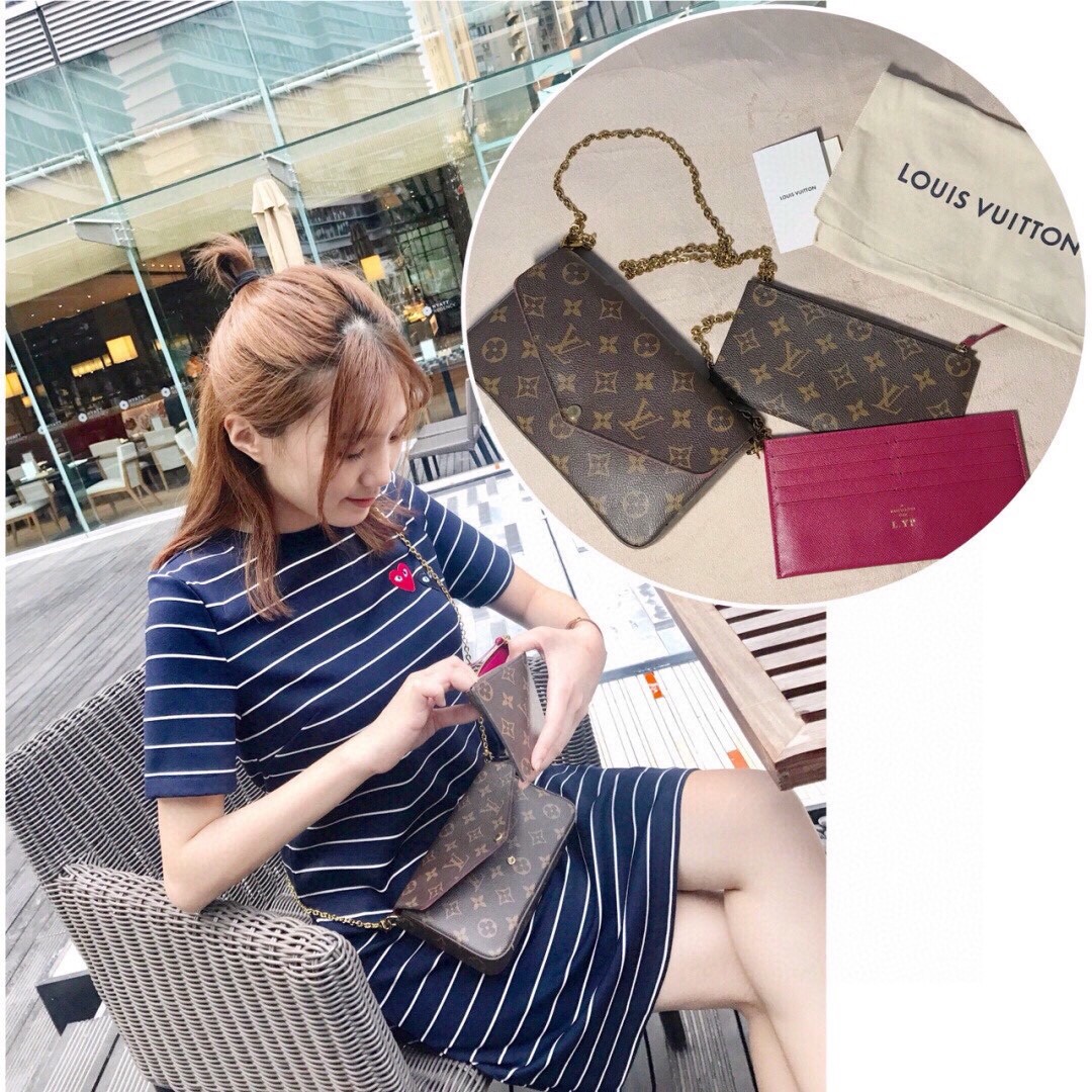 Shebag Super replica Louis Vuitton M61276 POCHETTE FÉLICIE bag review (2025 June updated)-Best Quality Fake designer Bag Review, Replica designer bag ru