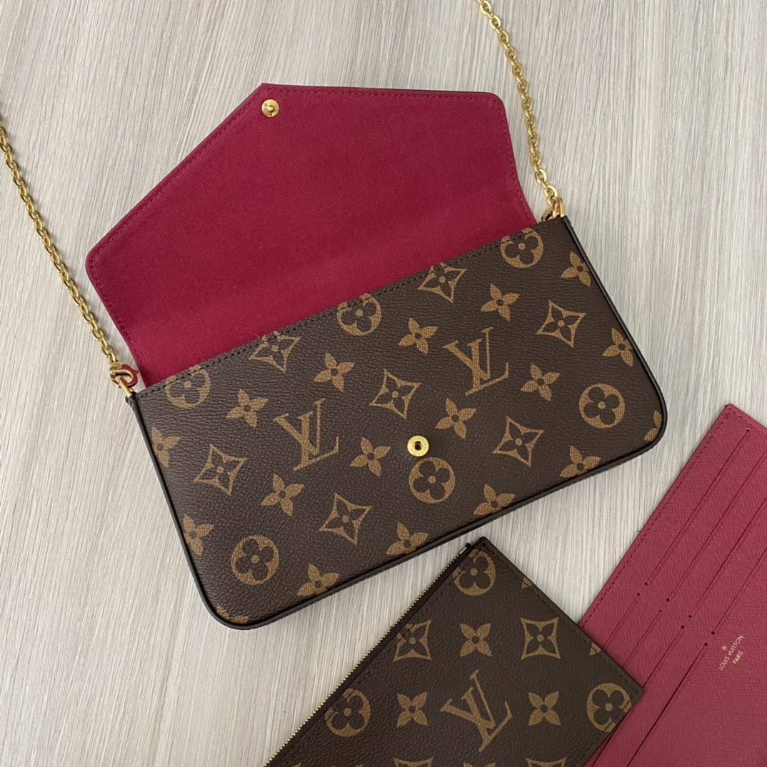 Shebag Super replica Louis Vuitton M61276 POCHETTE FÉLICIE bag review (2025 June updated)-Best Quality Fake designer Bag Review, Replica designer bag ru