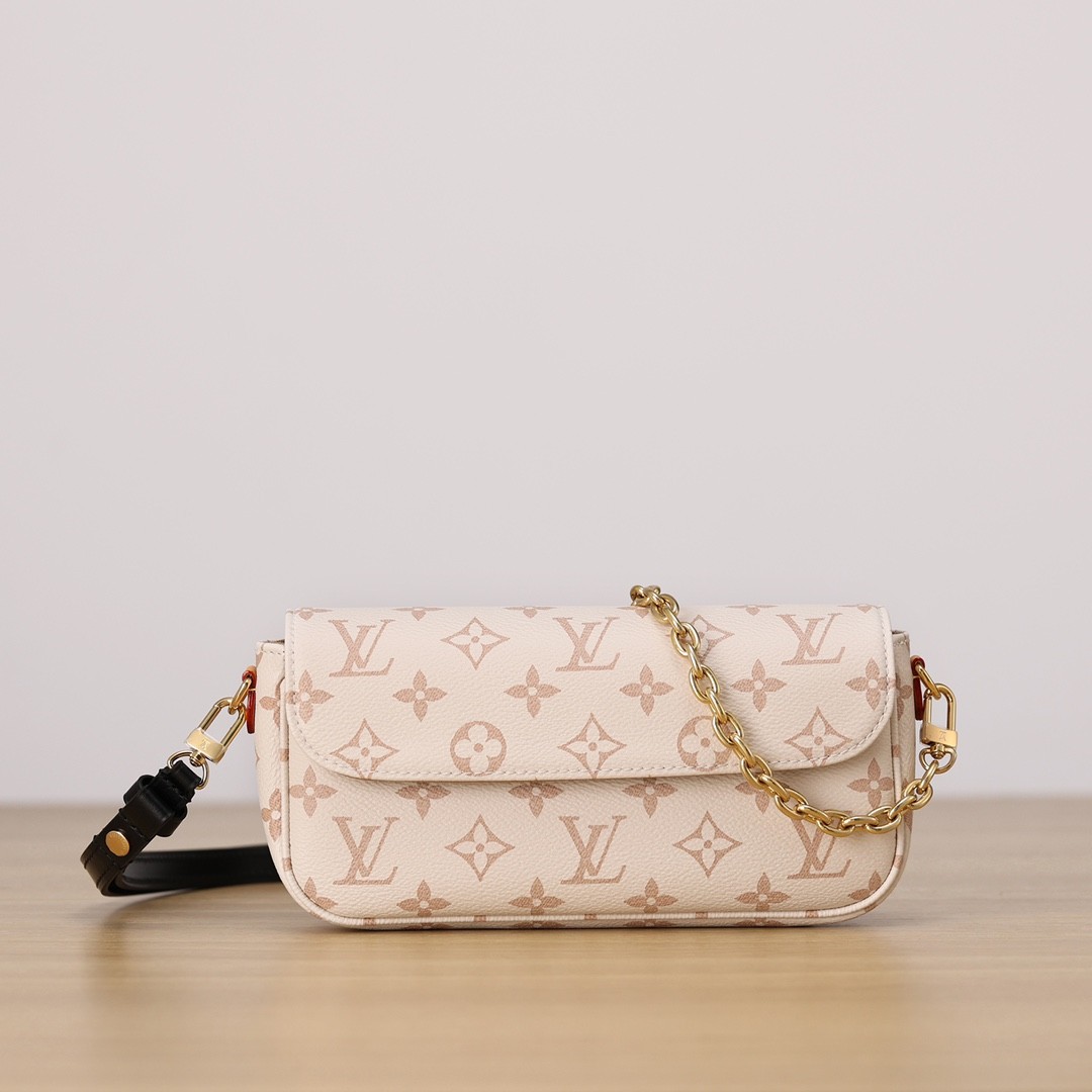 Shebag Super replica Louis Vuitton M83091 Ivy White Monogram bag(2025 July updated)-Best Quality Fake designer Bag Review, Replica designer bag ru