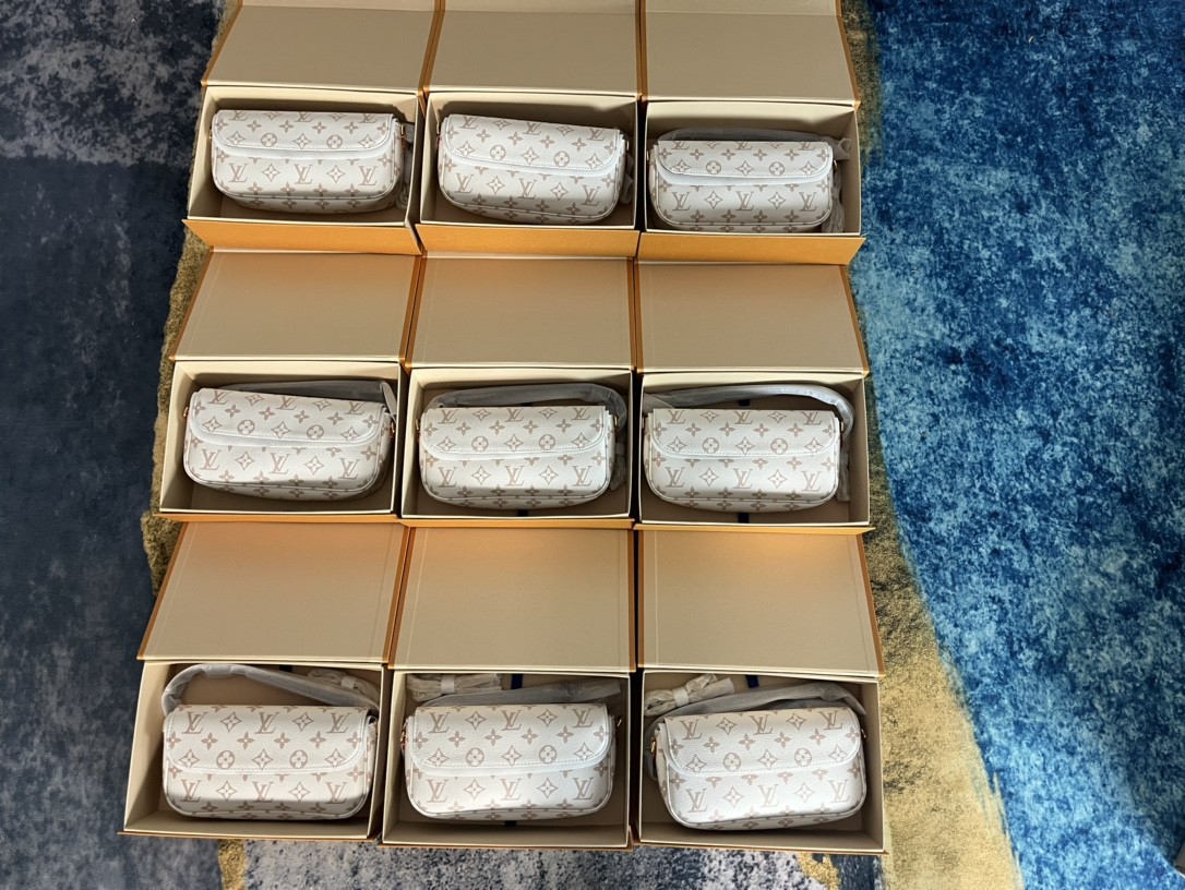Shebag Super replica Louis Vuitton M83091 Ivy White Monogram bag(2025 July updated)-Best Quality Fake designer Bag Review, Replica designer bag ru