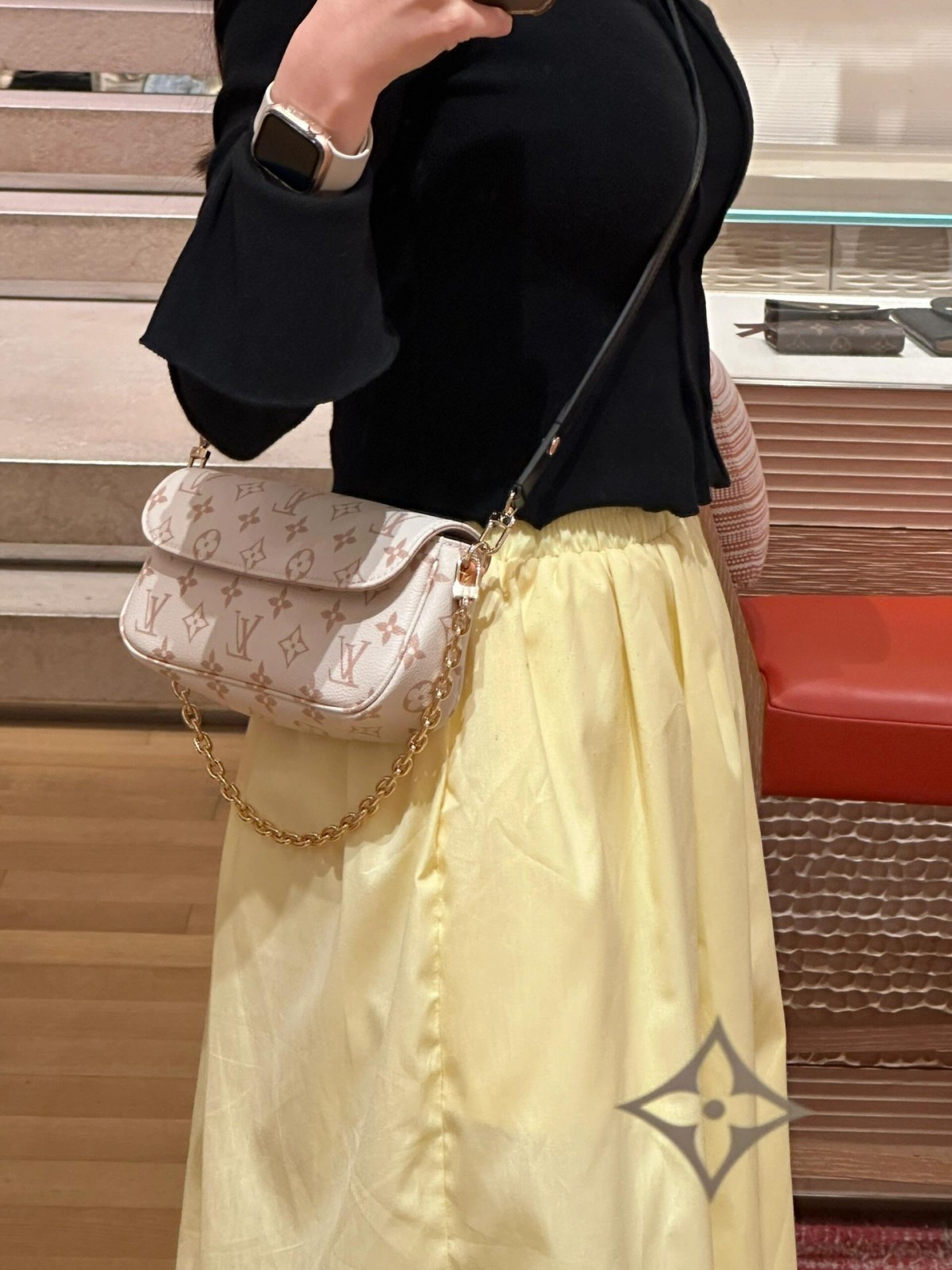 Shebag Super replica Louis Vuitton M83091 Ivy White Monogram bag(2025 July updated)-Best Quality Fake designer Bag Review, Replica designer bag ru