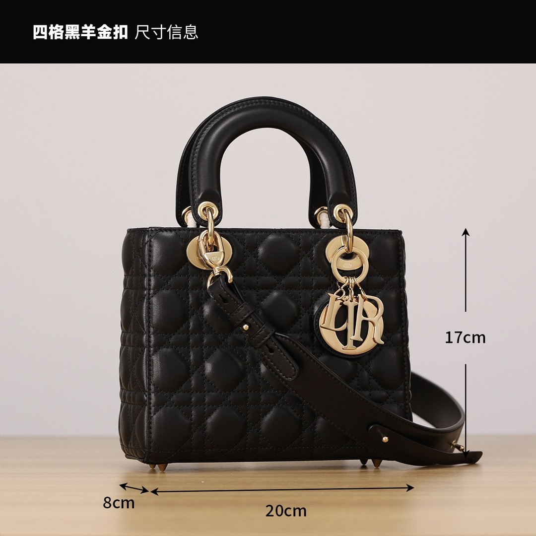 Shebag Super replica Lady Dior Small size in black bag review (2025 July Updated)-Best Quality Fake designer Bag Review, Replica designer bag ru
