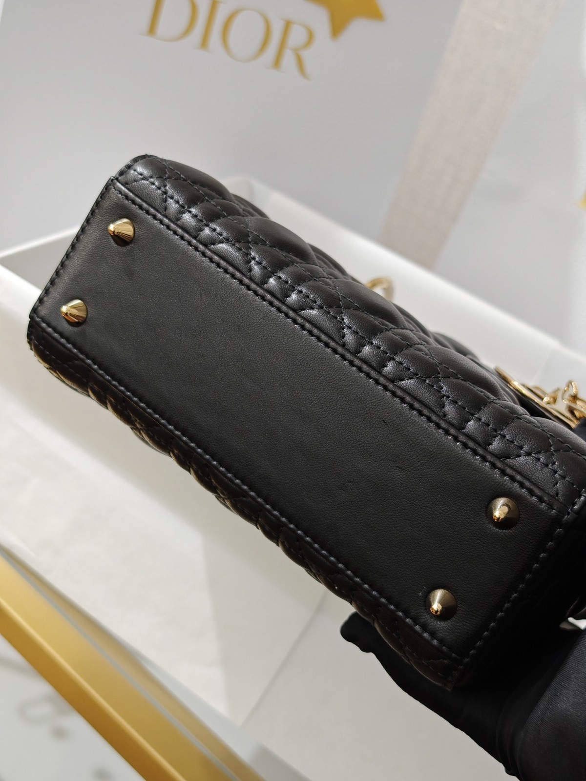 Shebag Super replica Lady Dior Small size in black bag review (2025 July Updated)-Best Quality Fake designer Bag Review, Replica designer bag ru