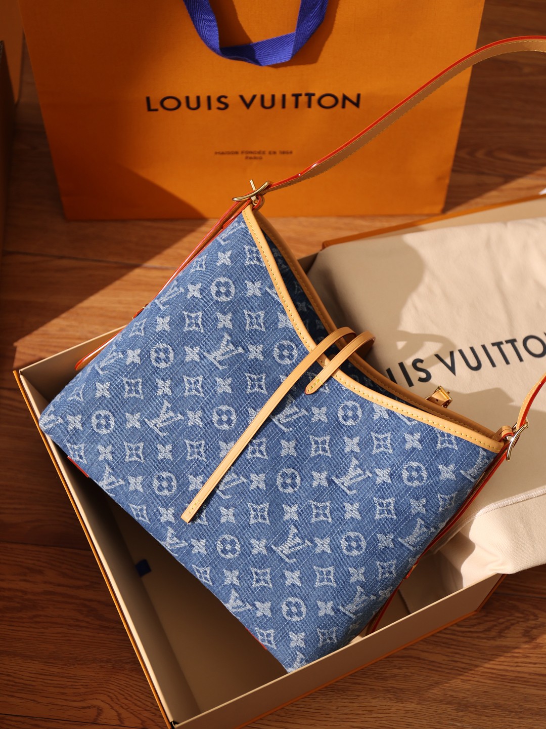 Shebag Super Replica Louis Vuitton Carryall Denim bag review(August 2025 Updated)-Best Quality Fake designer Bag Review, Replica designer bag ru
