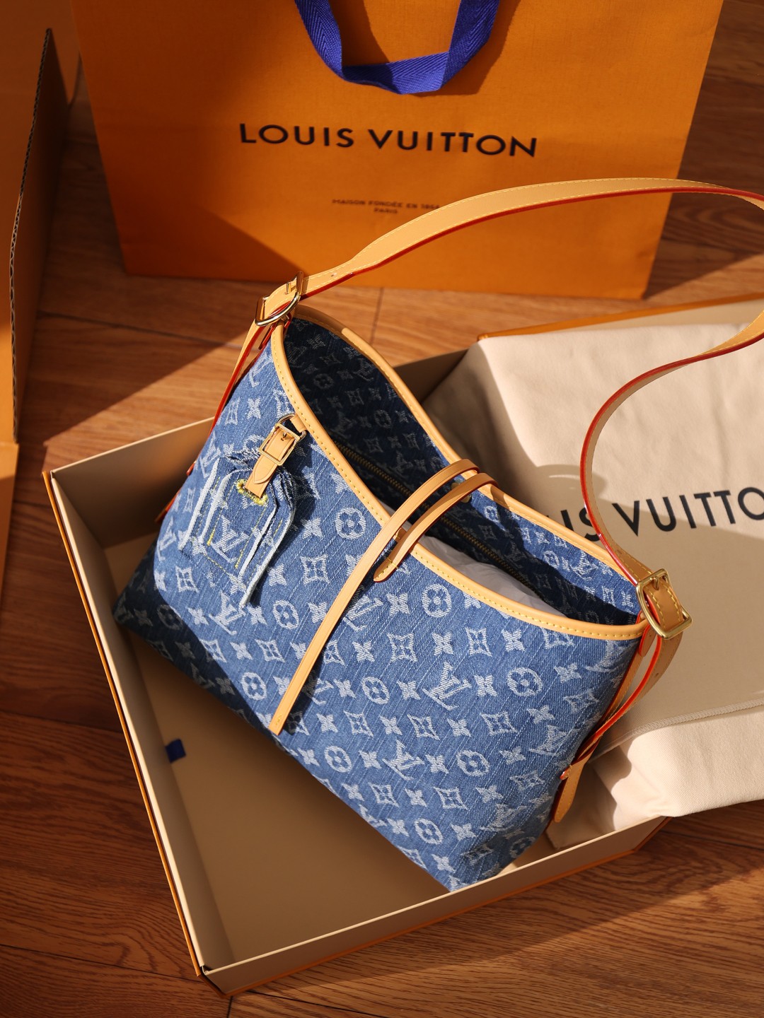 Shebag Super Replica Louis Vuitton Carryall Denim bag review(August 2025 Updated)-Best Quality Fake designer Bag Review, Replica designer bag ru
