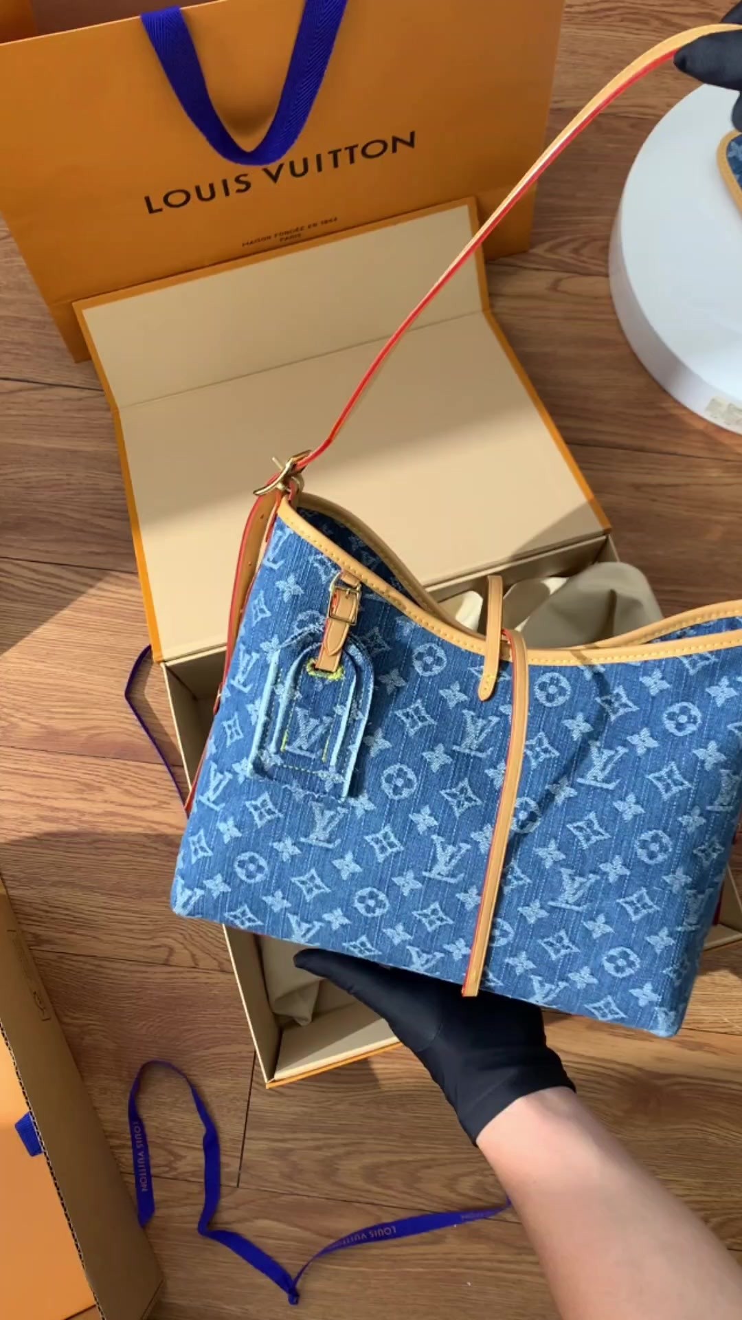 Shebag Super Replica Louis Vuitton Carryall Denim bag review(August 2025 Updated)-Best Quality Fake designer Bag Review, Replica designer bag ru