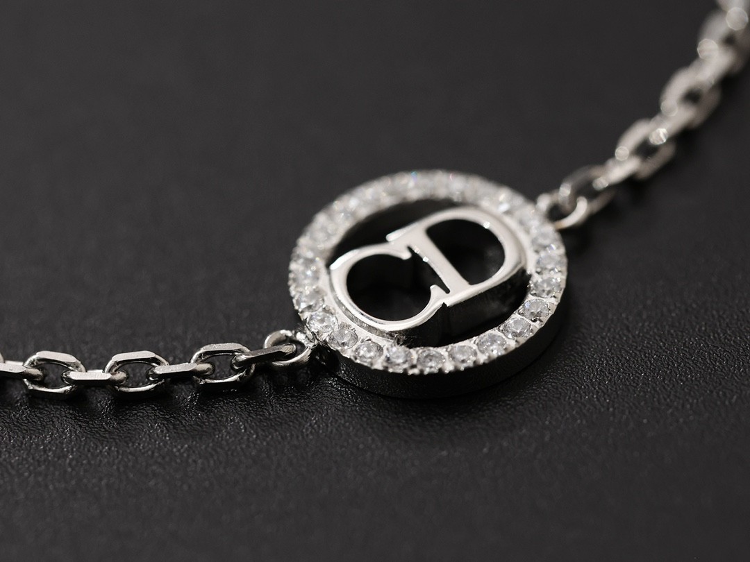 Shebag Super replica Dior necklace in silver(August 2025 updated)-Best Quality Fake designer Bag Review, Replica designer bag ru