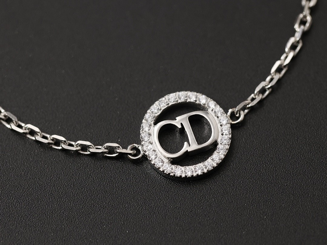 Shebag Super replica Dior necklace in silver(August 2025 updated)-Best Quality Fake designer Bag Review, Replica designer bag ru