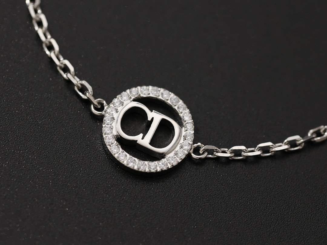 Shebag Super replica Dior necklace in silver(August 2025 updated)-Best Quality Fake designer Bag Review, Replica designer bag ru