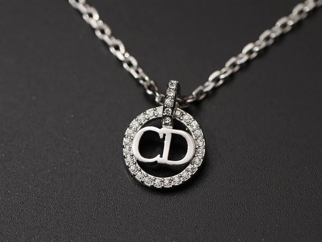 Shebag Super replica Dior necklace in silver(August 2025 updated)-Best Quality Fake designer Bag Review, Replica designer bag ru