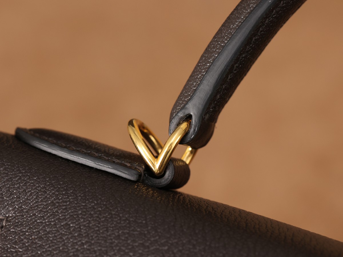 Shebag super replica Hermes Goat leather Kelly 28 bag black gold reivew(August 2025 updated)-Best Quality Fake designer Bag Review, Replica designer bag ru