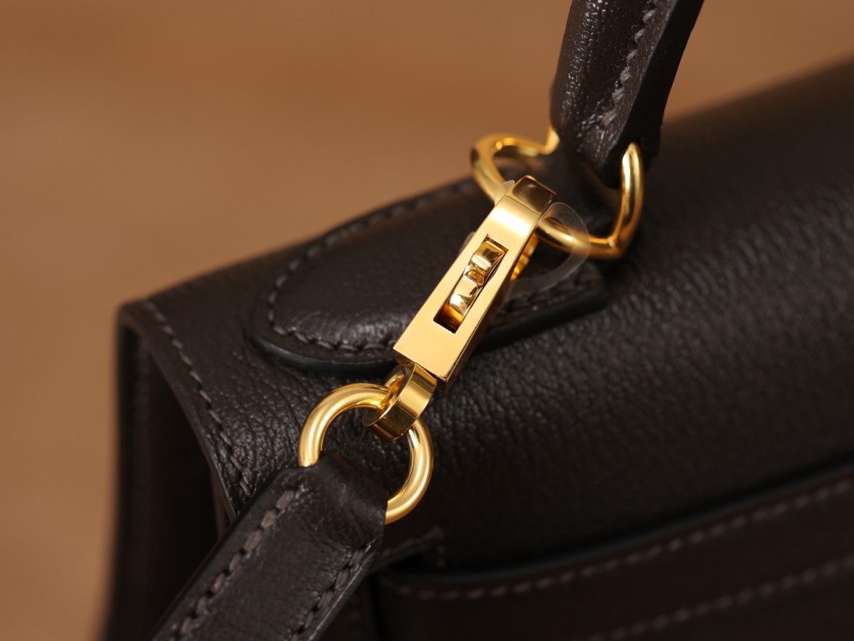 Shebag super replica Hermes Goat leather Kelly 28 bag black gold reivew(August 2025 updated)-Best Quality Fake designer Bag Review, Replica designer bag ru