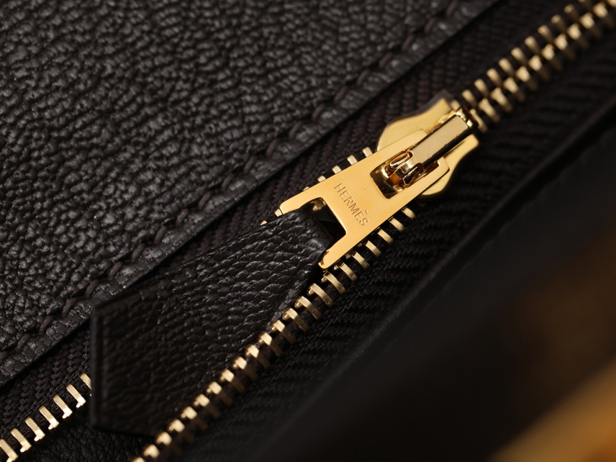 Shebag super replica Hermes Goat leather Kelly 28 bag black gold reivew(August 2025 updated)-Best Quality Fake designer Bag Review, Replica designer bag ru