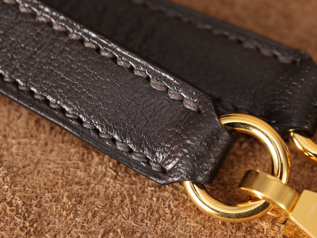 Shebag super replica Hermes Goat leather Kelly 28 bag black gold reivew(August 2025 updated)-Best Quality Fake designer Bag Review, Replica designer bag ru