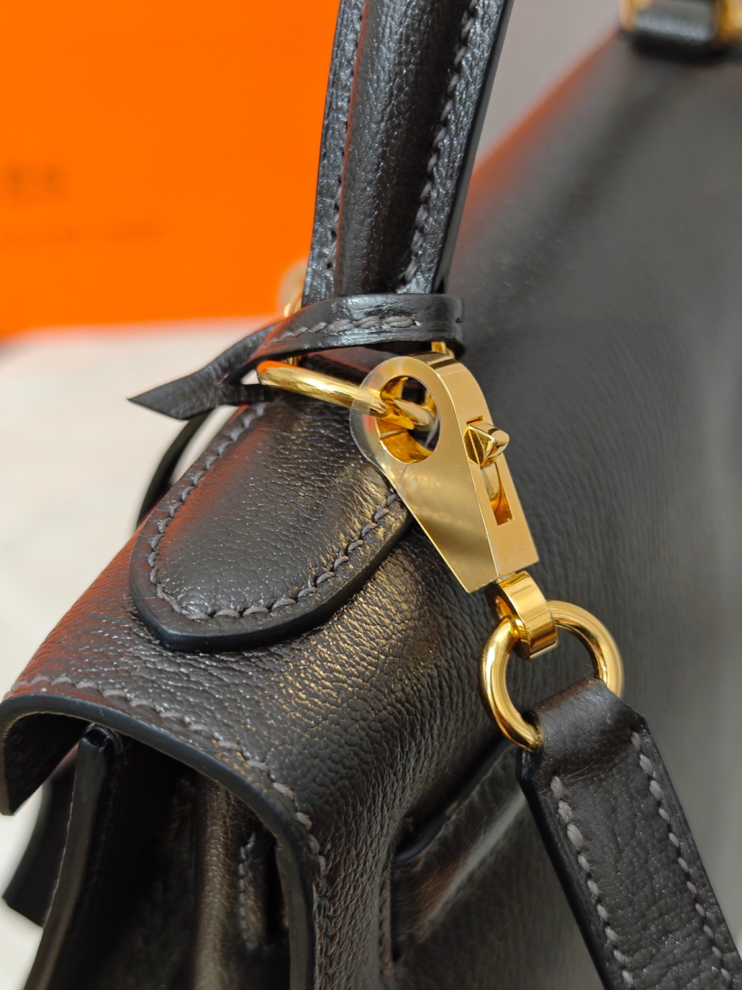 Shebag super replica Hermes Goat leather Kelly 28 bag black gold reivew(August 2025 updated)-Best Quality Fake designer Bag Review, Replica designer bag ru