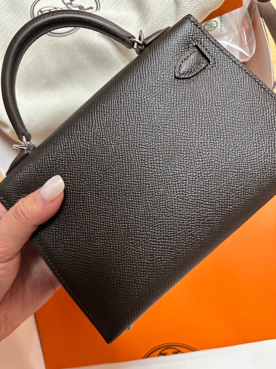 Shebag shipping photos: handmade Hermes mini Kelly 2 bag(Ausust 2025 updated)-Best Quality Fake designer Bag Review, Replica designer bag ru