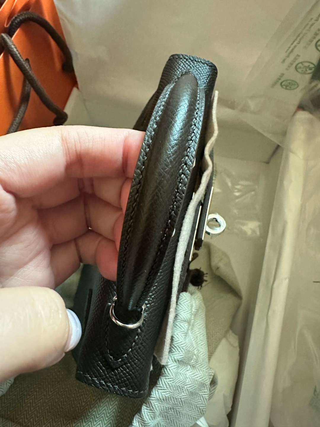 Shebag shipping photos: handmade Hermes mini Kelly 2 bag(Ausust 2025 updated)-Best Quality Fake designer Bag Review, Replica designer bag ru