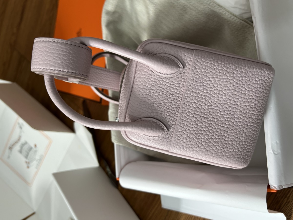 Shebag hand made Hermes Purple pink mini Lindy 19cm bag review(Oct 2025 updated)-Best Quality Fake designer Bag Review, Replica designer bag ru