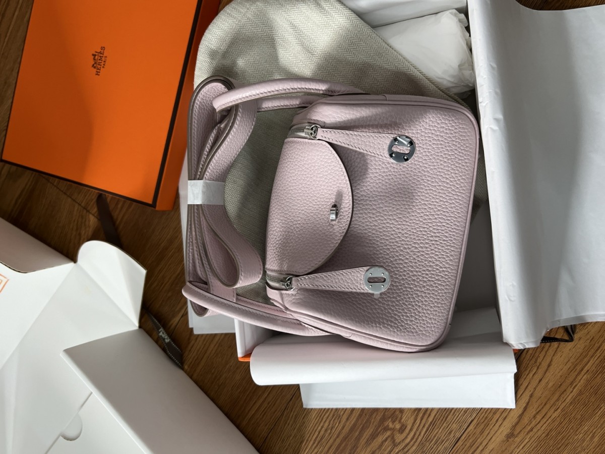 Shebag hand made Hermes Purple pink mini Lindy 19cm bag review(Oct 2025 updated)-Best Quality Fake designer Bag Review, Replica designer bag ru