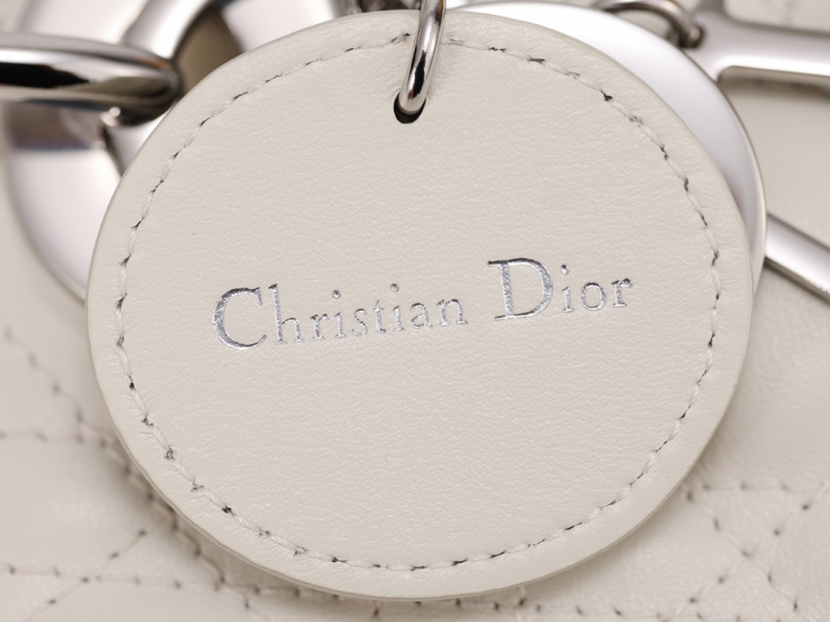 Shebag Super quality Lady Dior Snow White bag(Oct 2025 updated)-Best Quality Fake designer Bag Review, Replica designer bag ru